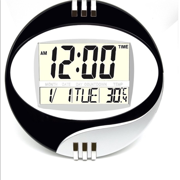 Round Digital Clock,Large Digital Clock - Picture 2 of 6